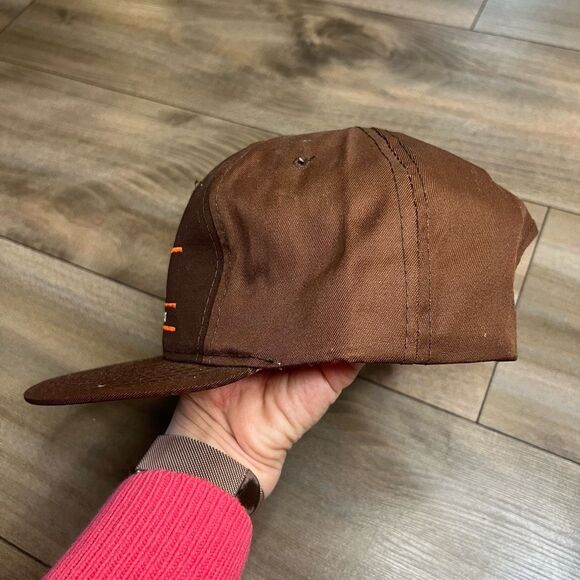 Vintage Annco Cleveland Browns Brown Snapback Hat - Picture 4 of 6